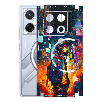 INFINIX Phone Skins (All Models) - Street Anime Guy - 3D Embossed Finish (L-158) Infinix GT 20 PRO (5G)