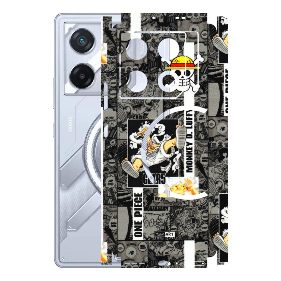INFINIX Phone Skins (All Models) - Cuffy Anime MonkeyCamic - 3D Embossed Finish (L-242) Infinix GT 20 PRO (5G)