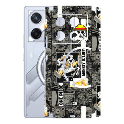 INFINIX Phone Skins (All Models) - Cuffy Anime MonkeyCamic - 3D Embossed Finish (L-242) Infinix GT 20 PRO (5G)