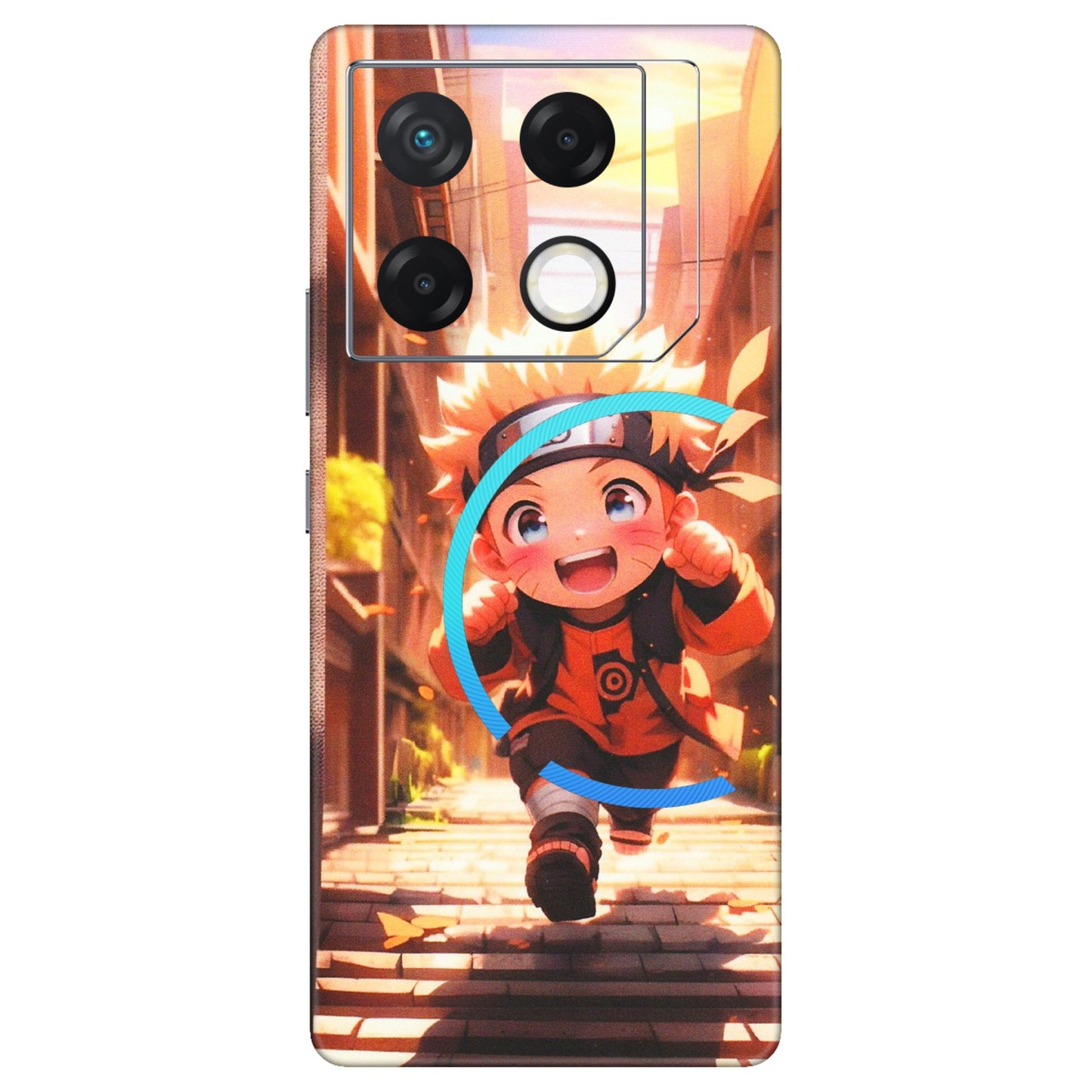 INFINIX Phone Skins (All Models) - Naruto Cute Toon Running - Matte Finish (M-04) Infinix GT 20 PRO (5G)