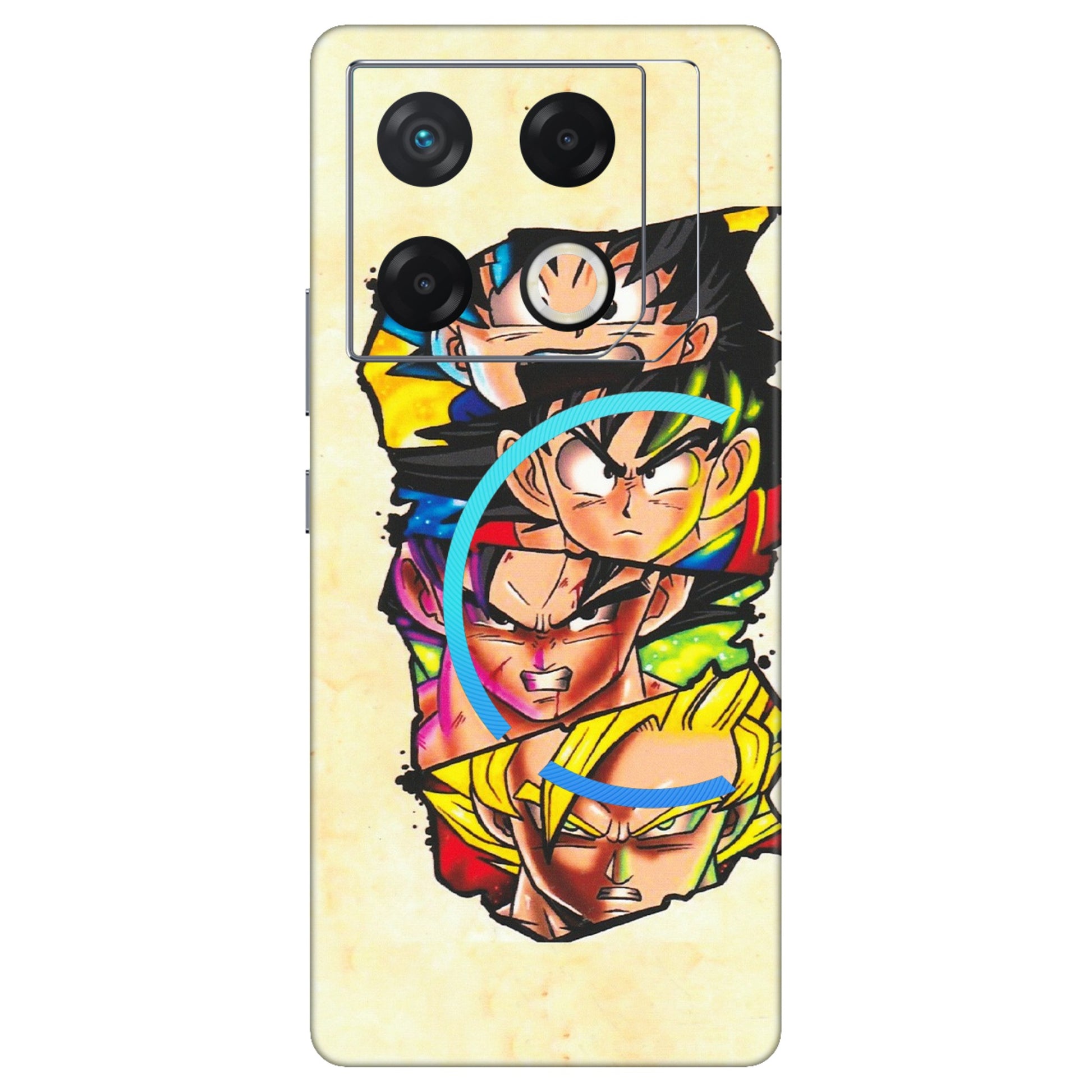 INFINIX Phone Skins (All Models) - Angry Multi Anime - Matte Finish (M-113) Infinix GT 20 PRO (5G)