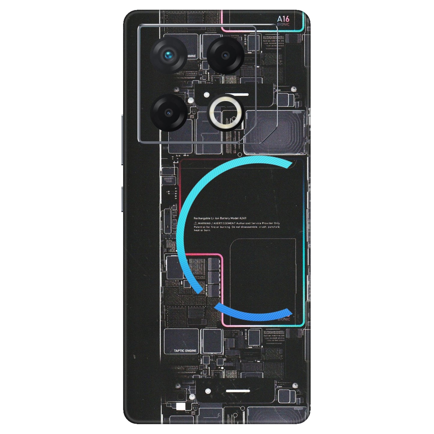 INFINIX Phone Skins (All Models) - Motherboard Circuit Layout - Matte Finish (M-117) Infinix GT 20 PRO (5G)