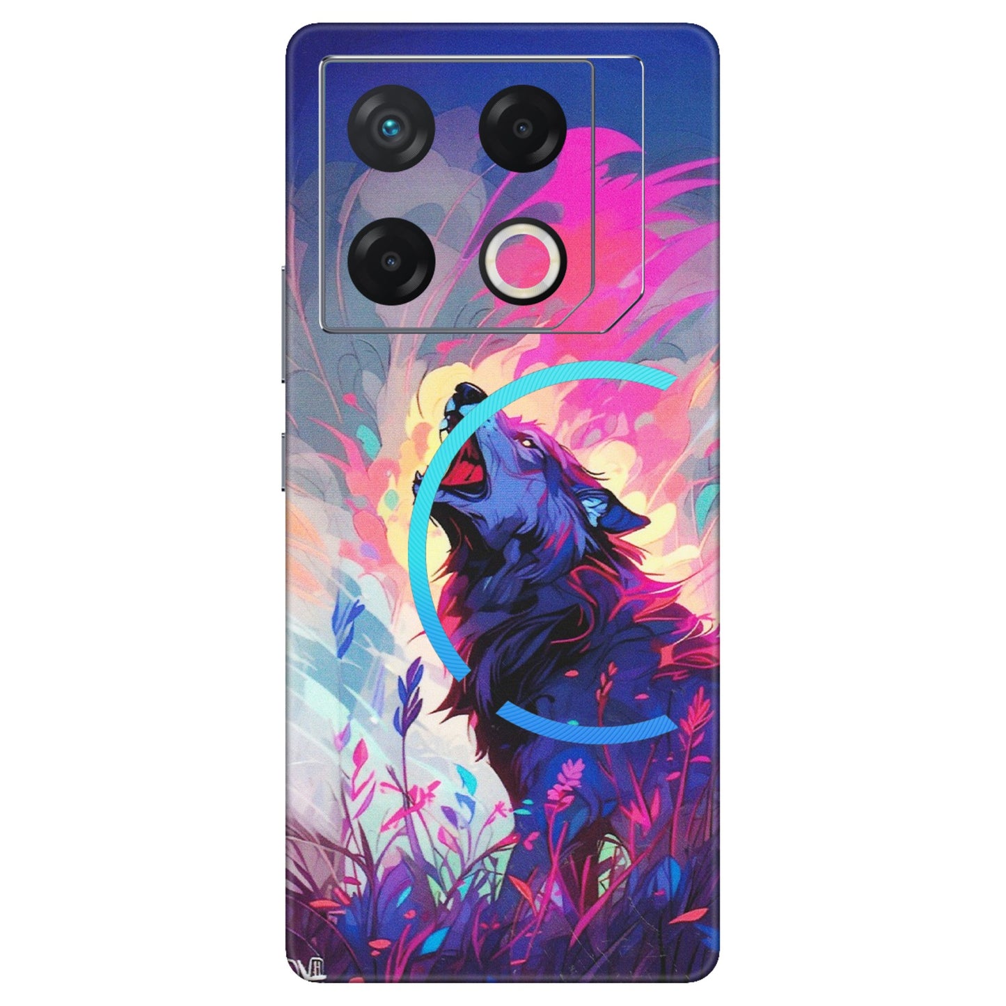 INFINIX Phone Skins (All Models) - New Wild Wolf Abstract - Matte Finish (M-125) Infinix GT 20 PRO (5G)