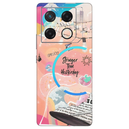 INFINIX Phone Skins (All Models) - Stronger Then Yesterday - Matte Finish (M-128) Infinix GT 20 PRO (5G)