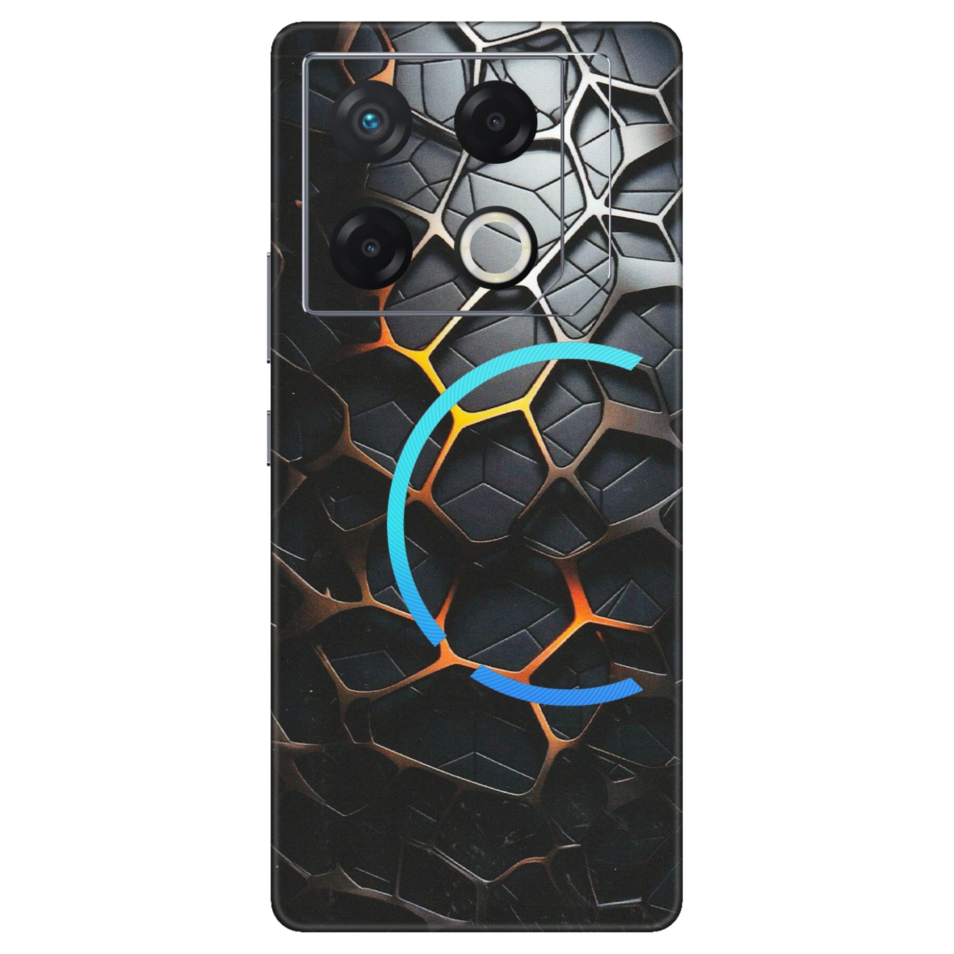 INFINIX Phone Skins (All Models) - New Abstract Graphite Tiles - Matte Finish (M-130) Infinix GT 20 PRO (5G)
