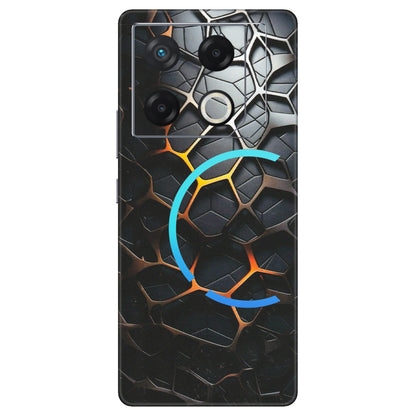 INFINIX Phone Skins (All Models) - New Abstract Graphite Tiles - Matte Finish (M-130) Infinix GT 20 PRO (5G)