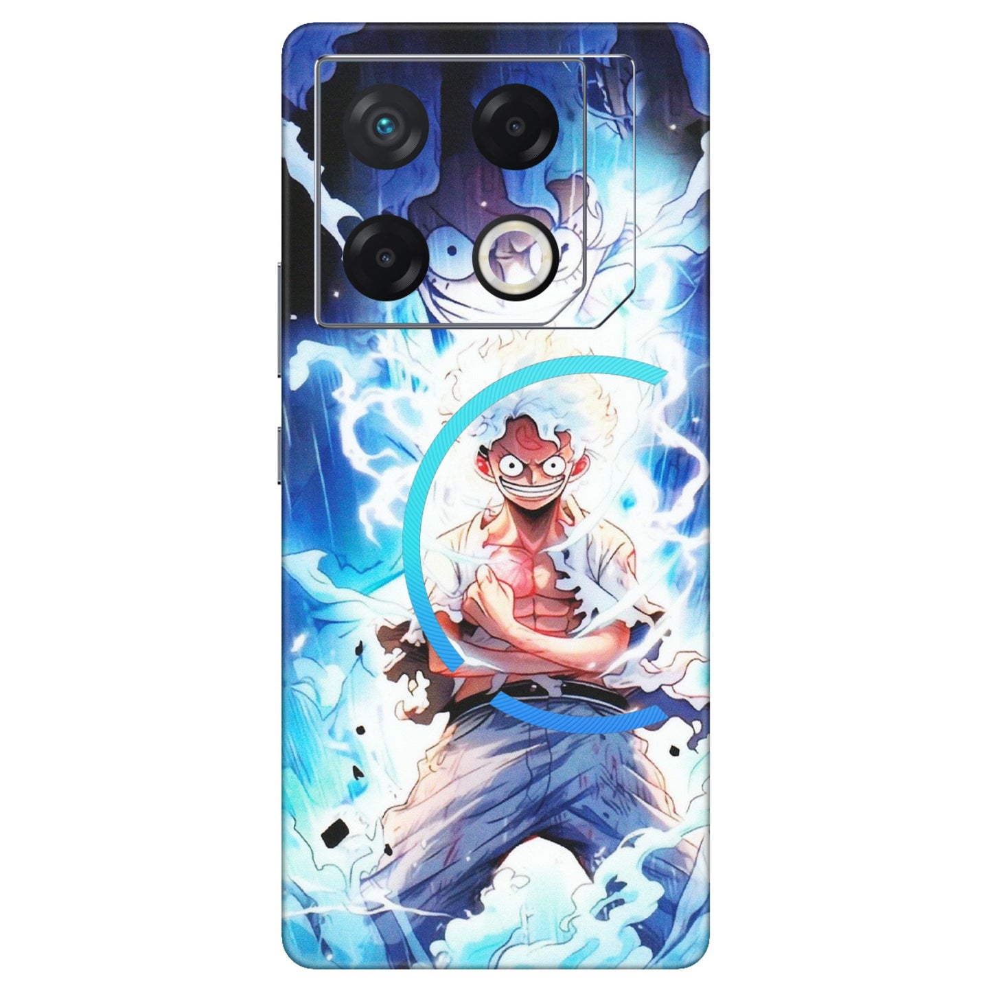 INFINIX Phone Skins (All Models) - Blue Thunder Luffy Anime - Matte Finish (M-132) Infinix GT 20 PRO (5G)