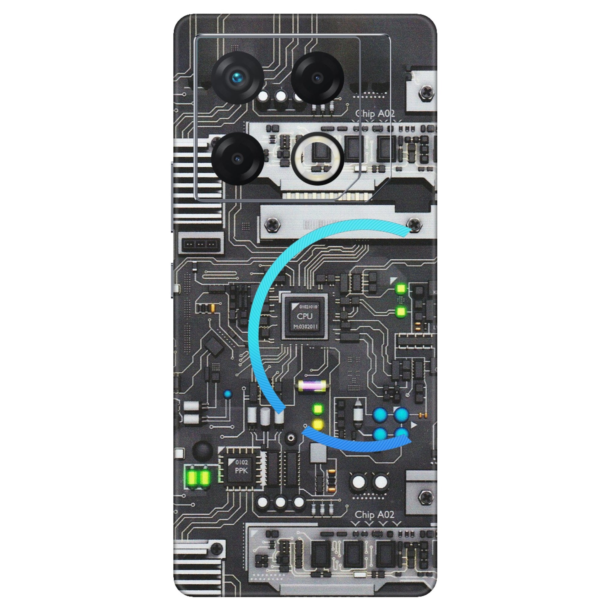 INFINIX Phone Skins (All Models) - Motherboard Internals - Matte Finish (M-135) Infinix GT 20 PRO (5G)