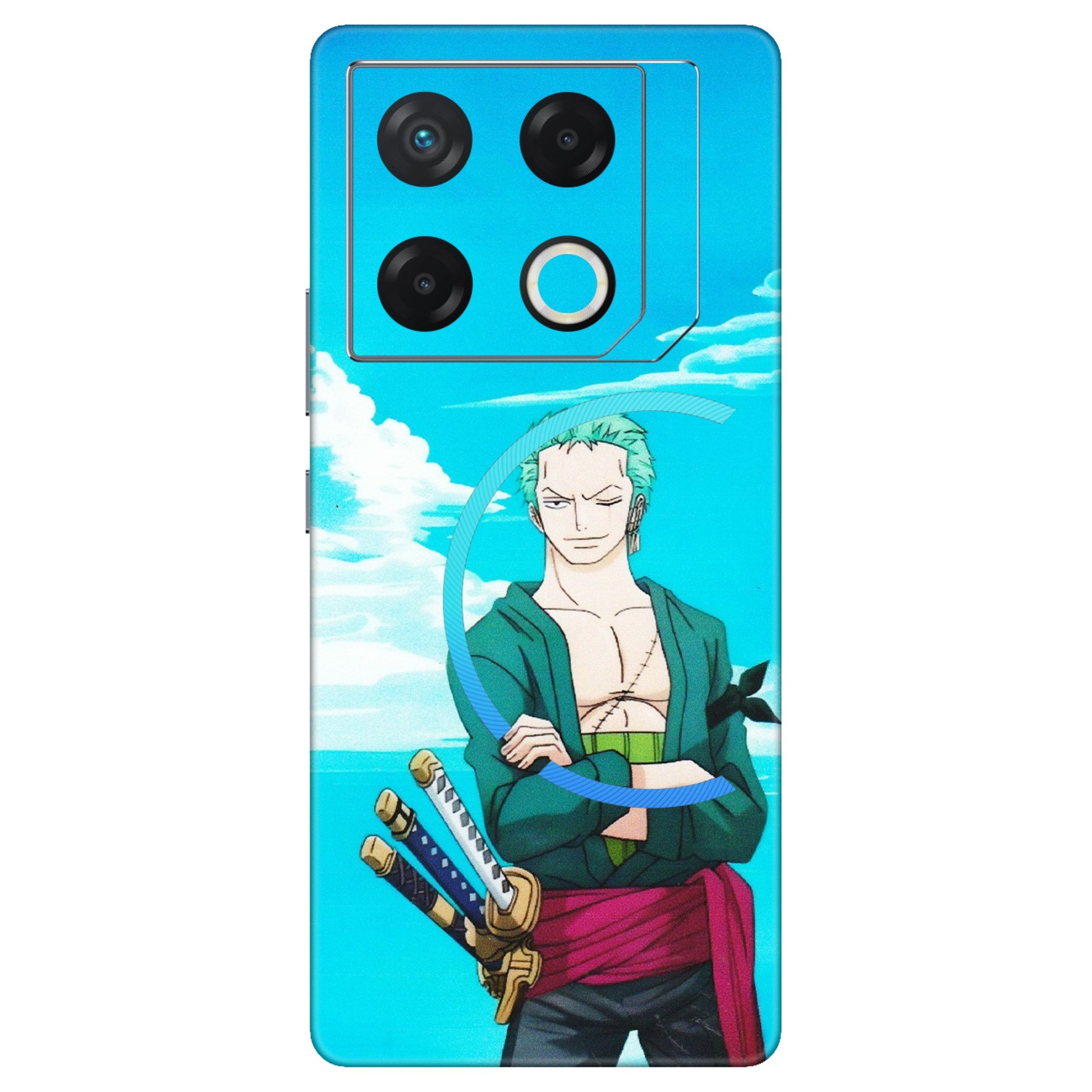 INFINIX Phone Skins (All Models) - Cool Swordman Zoro Anime - Matte Finish (M-143) Infinix GT 20 PRO (5G)