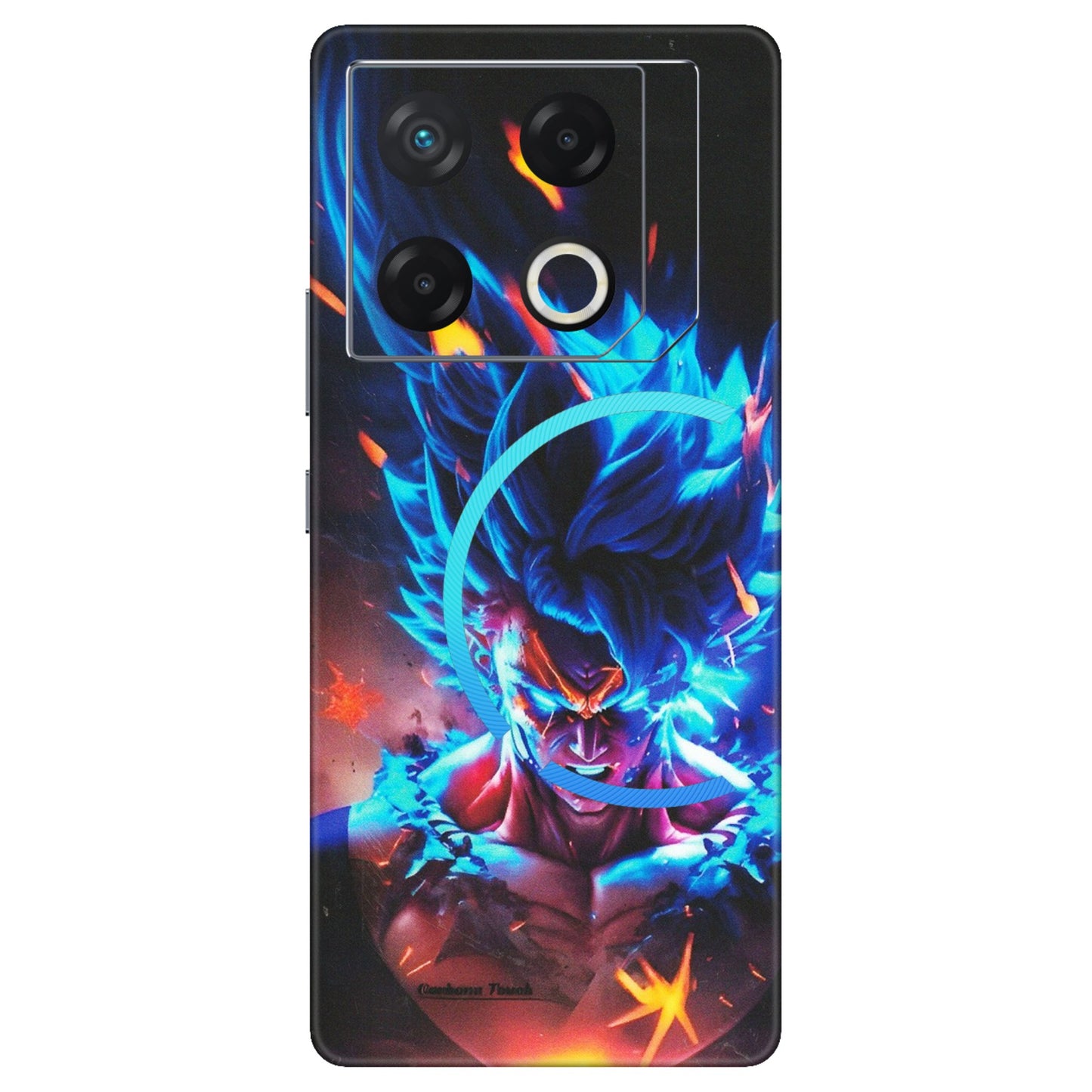 INFINIX Phone Skins (All Models) - Angry Goku Dragon Ball Anime - Matte Finish (M-150) Infinix GT 20 PRO (5G)