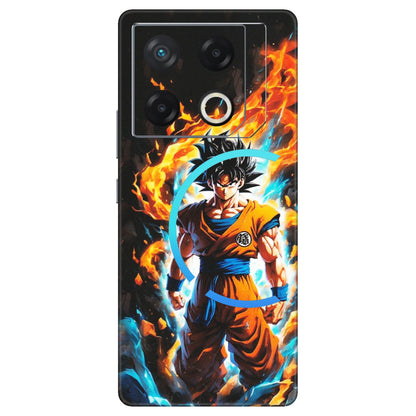 INFINIX Phone Skins (All Models) - Goku Transformation Anime - Matte Finish (M-159) Infinix GT 20 PRO (5G)