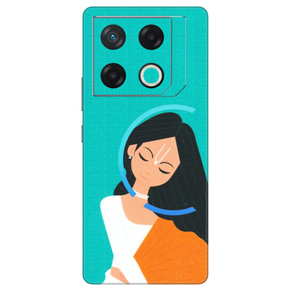 INFINIX Phone Skins (All Models) - Radhe Radhe With Hindu Symbol - Matte Finish (M-164) Infinix GT 20 PRO (5G)