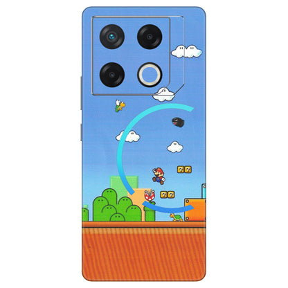 INFINIX Phone Skins (All Models) - Mario Game Scene - Matte Finish (M-24) Infinix GT 20 PRO (5G)