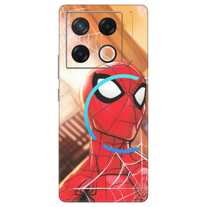 INFINIX Phone Skins (All Models) - Spiderman Face New - Matte Finish (M-41) Infinix GT 20 PRO (5G)