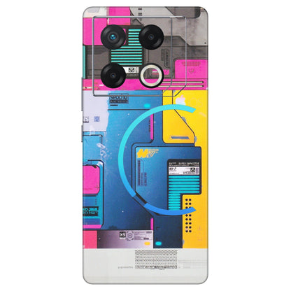INFINIX Phone Skins (All Models) - Colourfull Motherboard Internals - Matte Finish (M-55) Infinix GT 20 PRO (5G)
