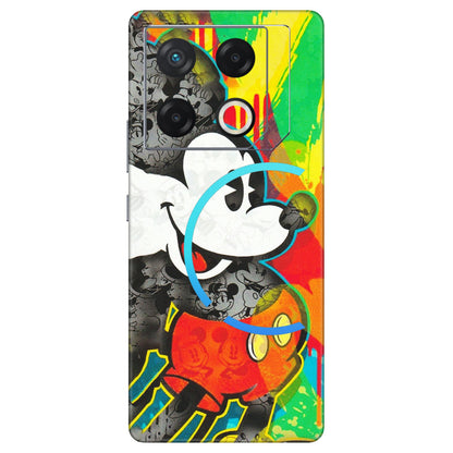 INFINIX Phone Skins (All Models) - Multiple Mickey With Colourful Texture - Matte Finish (M-84) Infinix GT 20 PRO (5G)