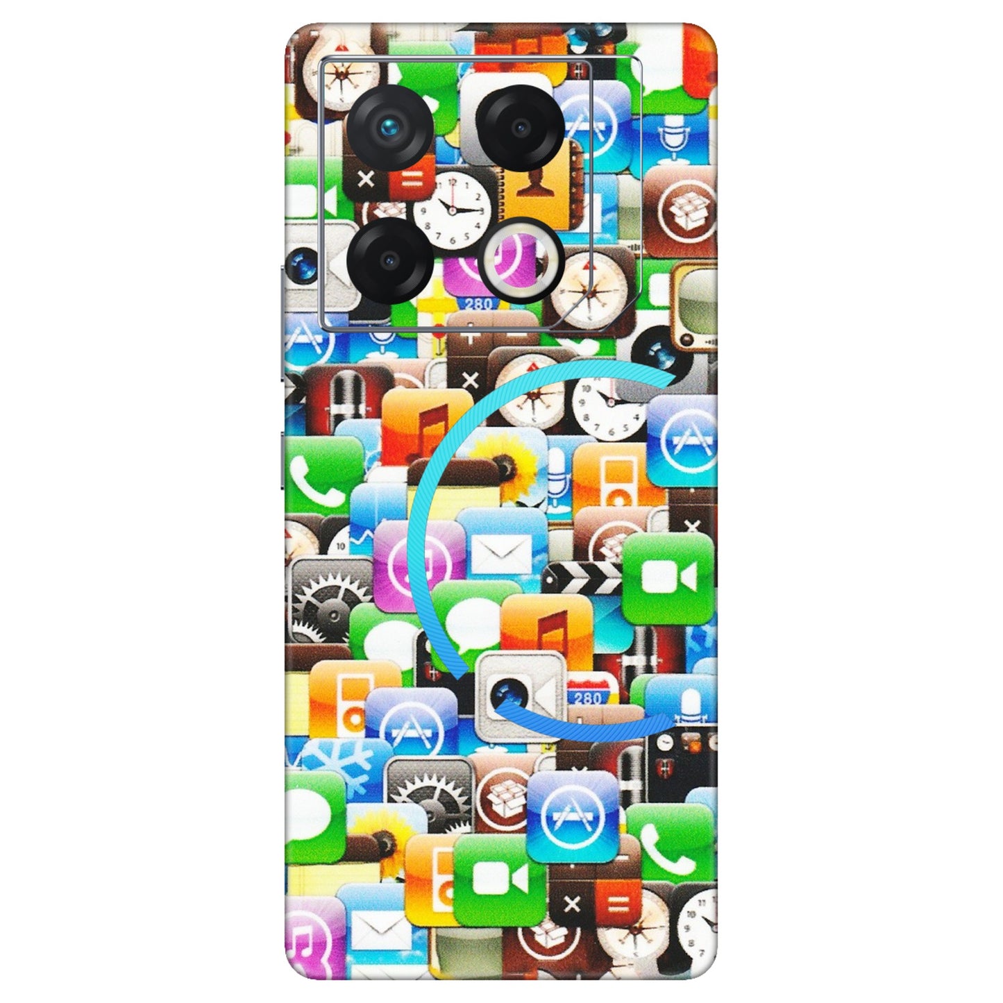 INFINIX Phone Skins (All Models) - All Apple Icons - Matte Finish (M-93) Infinix GT 20 PRO (5G)