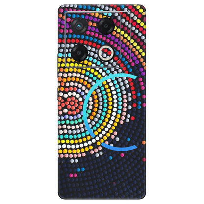 INFINIX Phone Skins (All Models) - Rainbow Dot Mandala - Matte Finish (M-97) Infinix GT 20 PRO (5G)