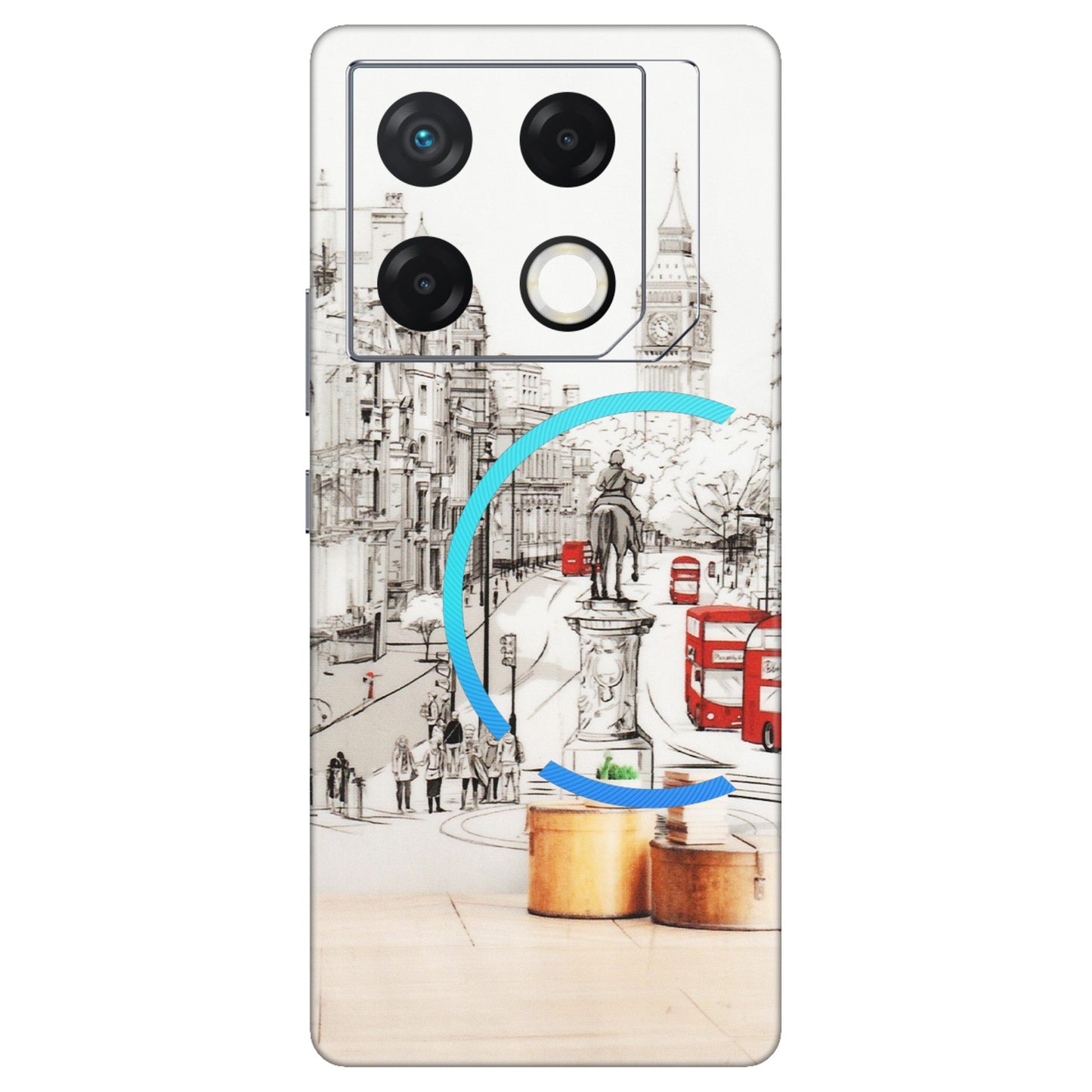 INFINIX Phone Skins (All Models) - London Street - Transparent Finish (T-02) Infinix GT 20 PRO (5G)