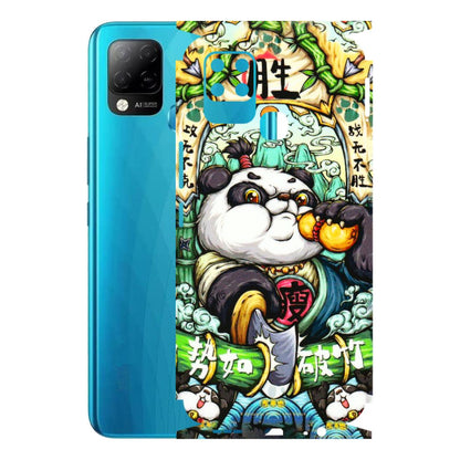 INFINIX Phone Skins (All Models) - Royal Rich Panda - 3D Embossed Finish (L-170) Infinix Hot 10S
