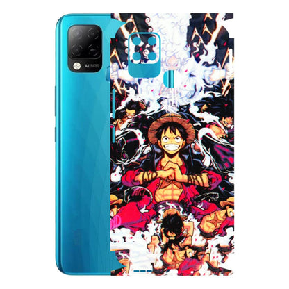 INFINIX Phone Skins (All Models) - Luffy Anime Character - 3D Embossed Finish (L-203) Infinix Hot 10S