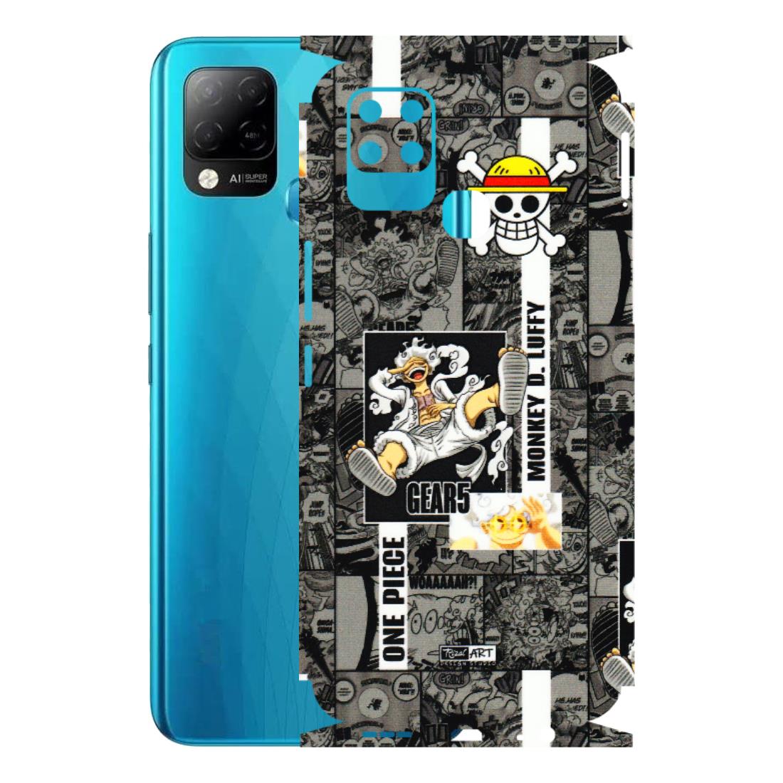 INFINIX Phone Skins (All Models) - Cuffy Anime MonkeyCamic - 3D Embossed Finish (L-242) Infinix Hot 10S
