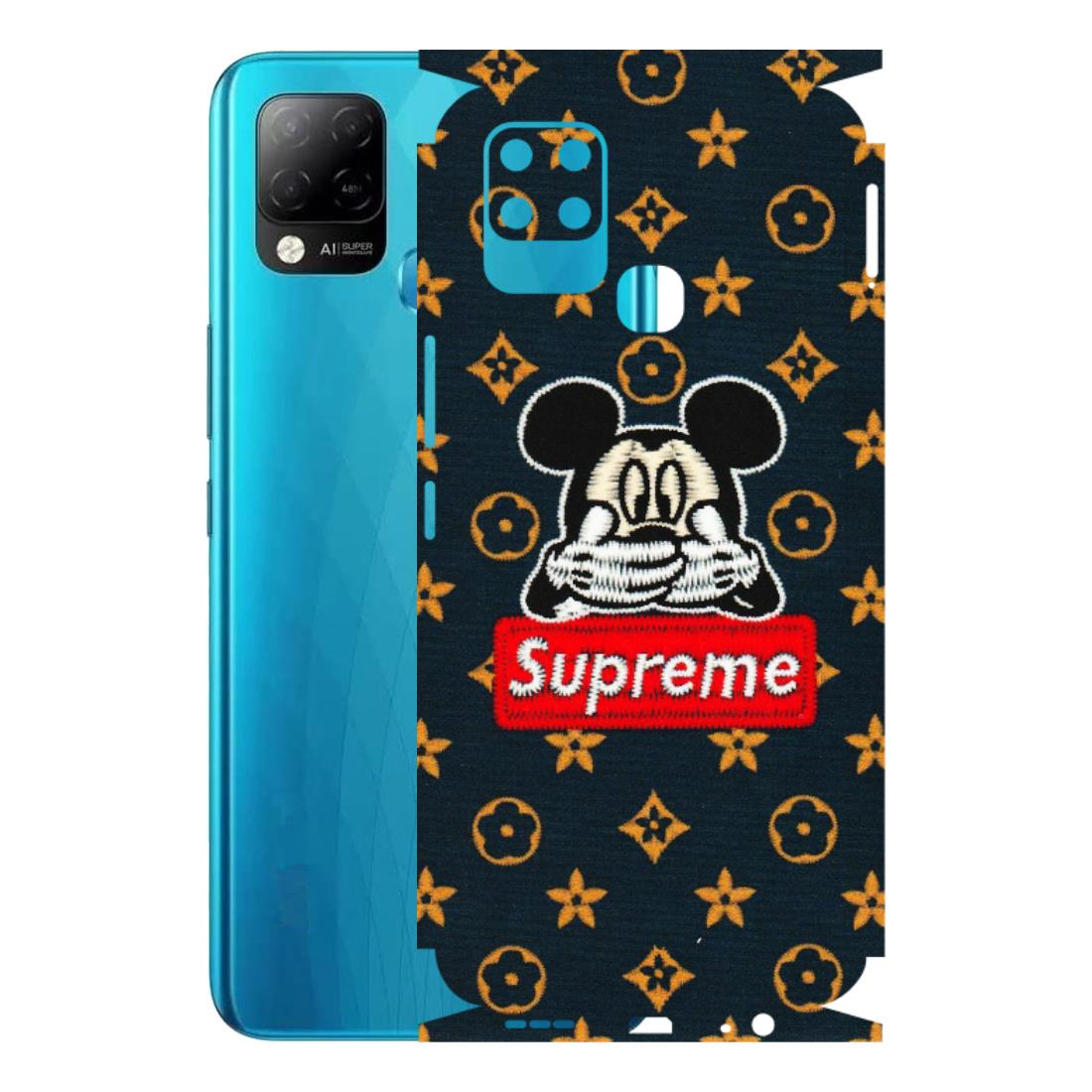 INFINIX Phone Skins (All Models) - Mickey Supreme - Matte Finish (M-83) Infinix Hot 10S