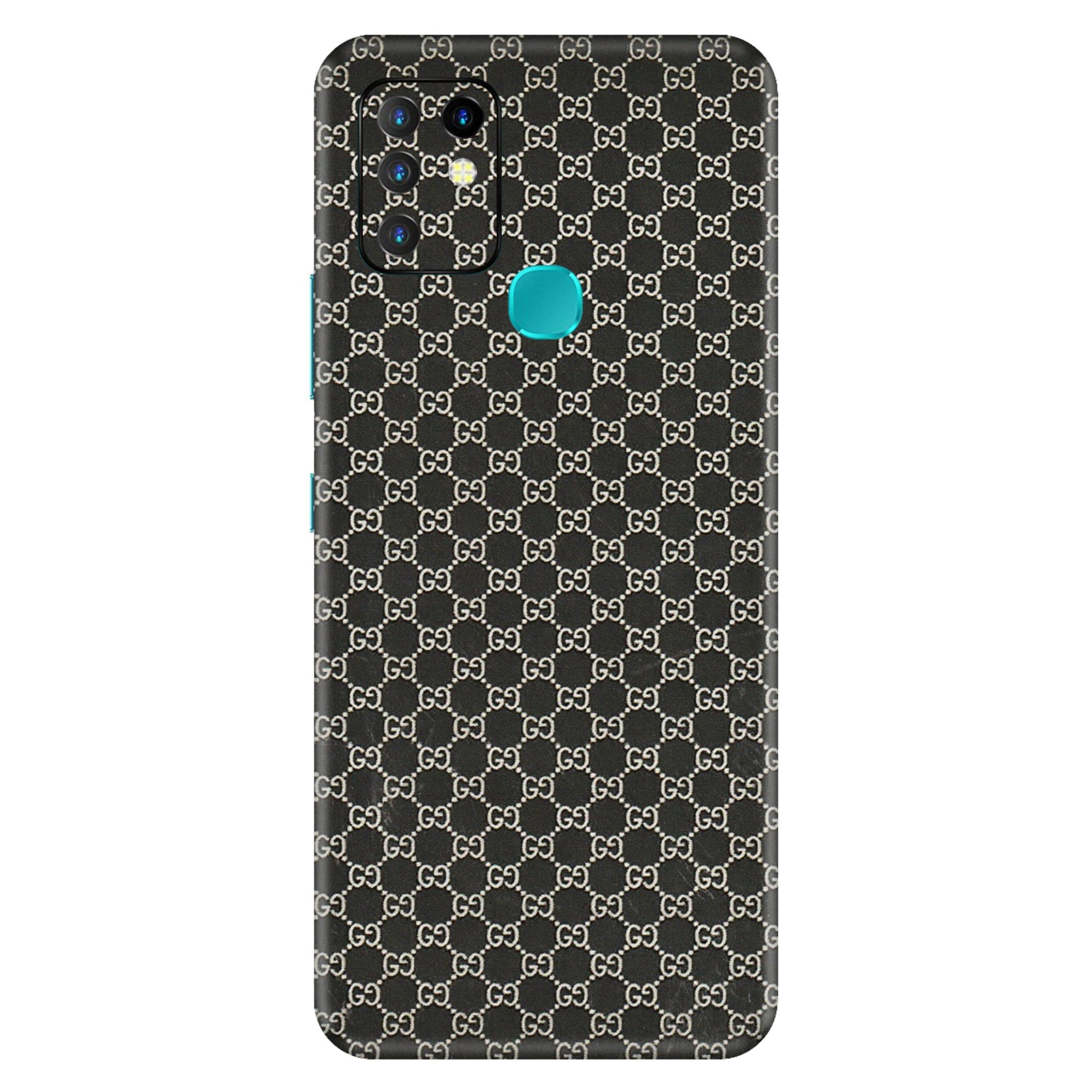 INFINIX Phone Skins (All Models) - Black G Print - 3D Embossed Finish (L-109) Infinix Hot 10
