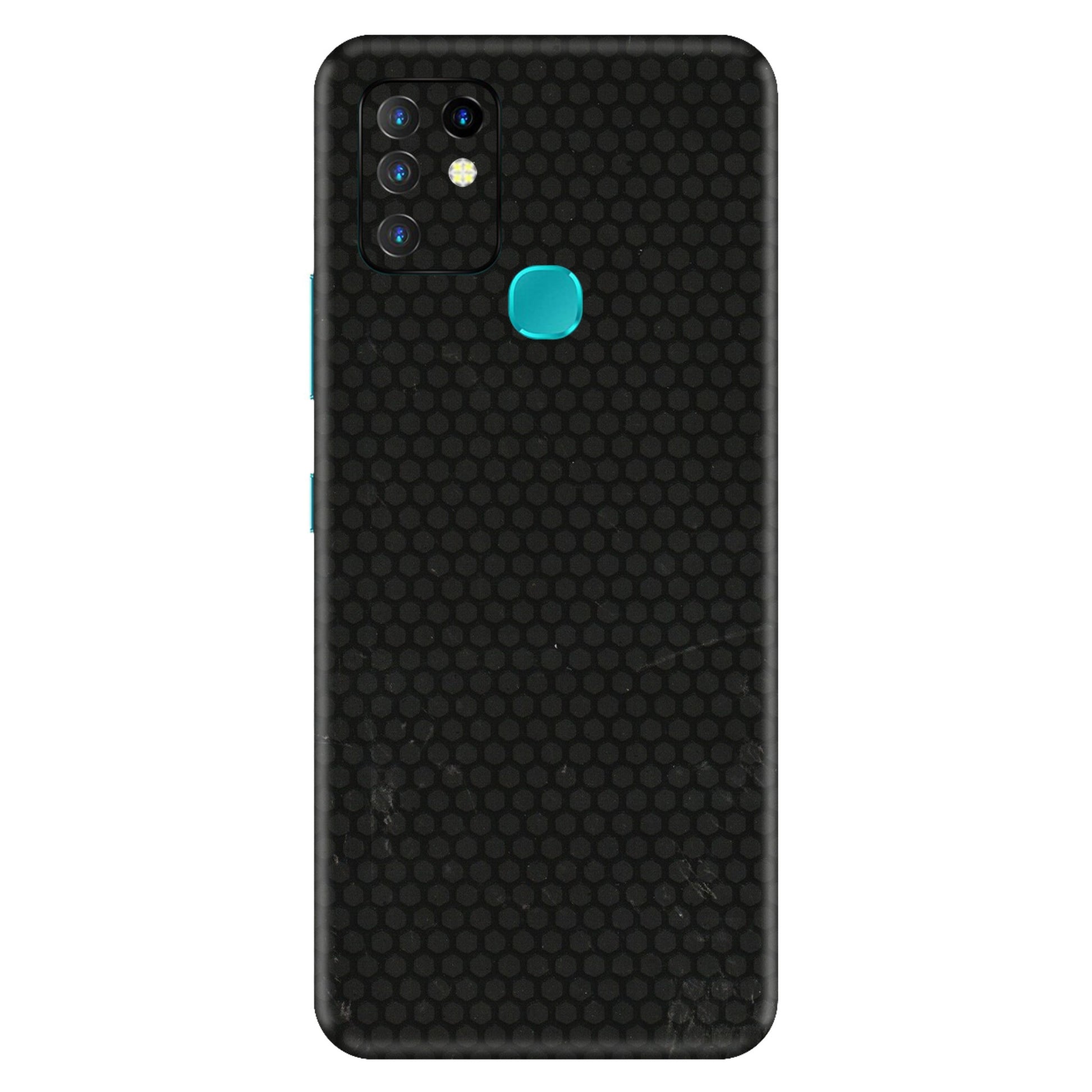 INFINIX Phone Skins (All Models) - Black honeycomb - 3D Embossed Finish (L-114) Infinix Hot 10
