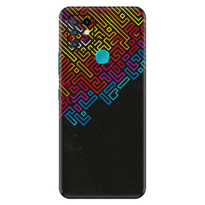 INFINIX Phone Skins (All Models) - Dotme Pattern Art - 3D Embossed Finish (L-121) Infinix Hot 10