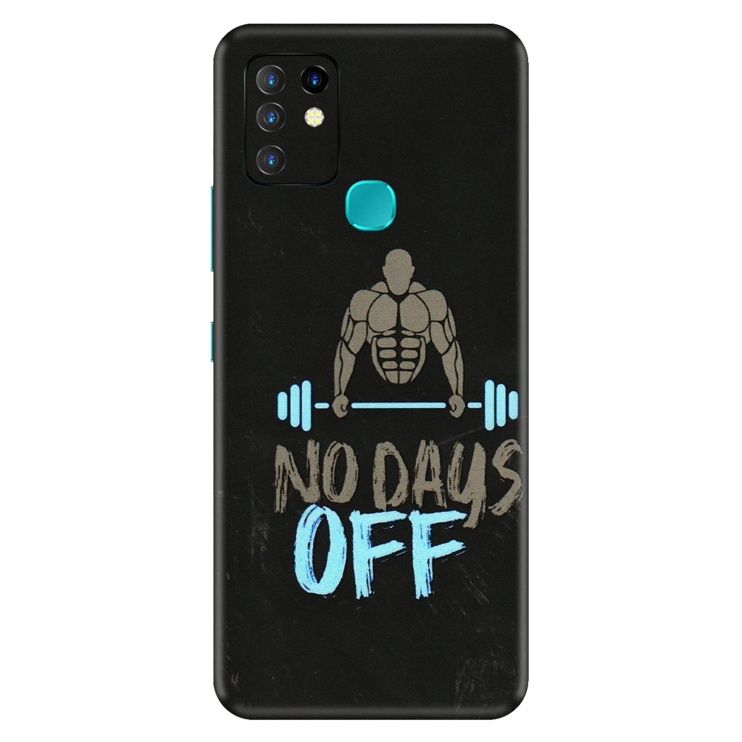 INFINIX Phone Skins (All Models) - Gym Lover - 3D Embossed Finish (L-127) Infinix Hot 10