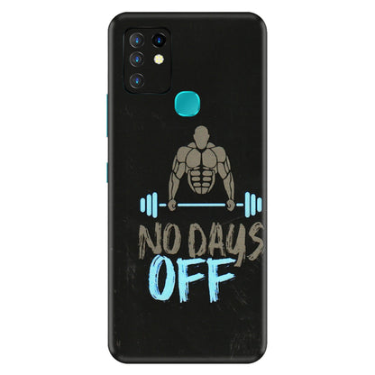 INFINIX Phone Skins (All Models) - Gym Lover - 3D Embossed Finish (L-127) Infinix Hot 10
