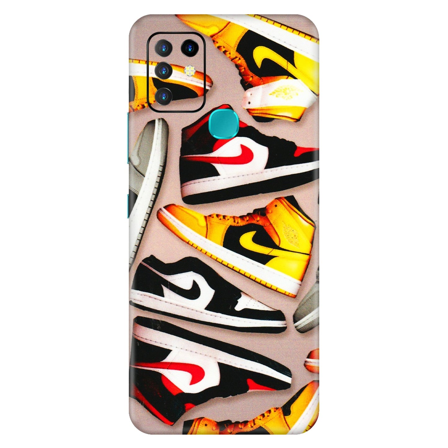 INFINIX Phone Skins (All Models) - Sneaker Lover - 3D Embossed Finish (L-135) Infinix Hot 10
