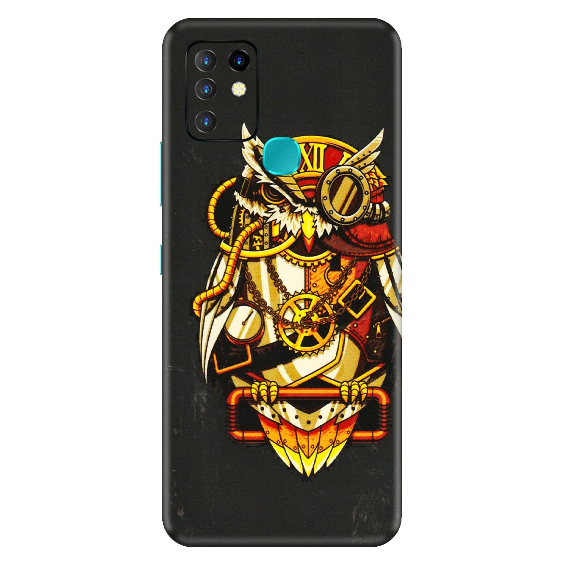 INFINIX Phone Skins (All Models) - Classy Smart Owl - 3D Embossed Finish (L-144) Infinix Hot 10