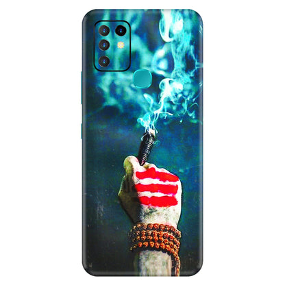 INFINIX Phone Skins (All Models) - Mahadev Bhakt - 3D Embossed Finish (L-146) Infinix Hot 10