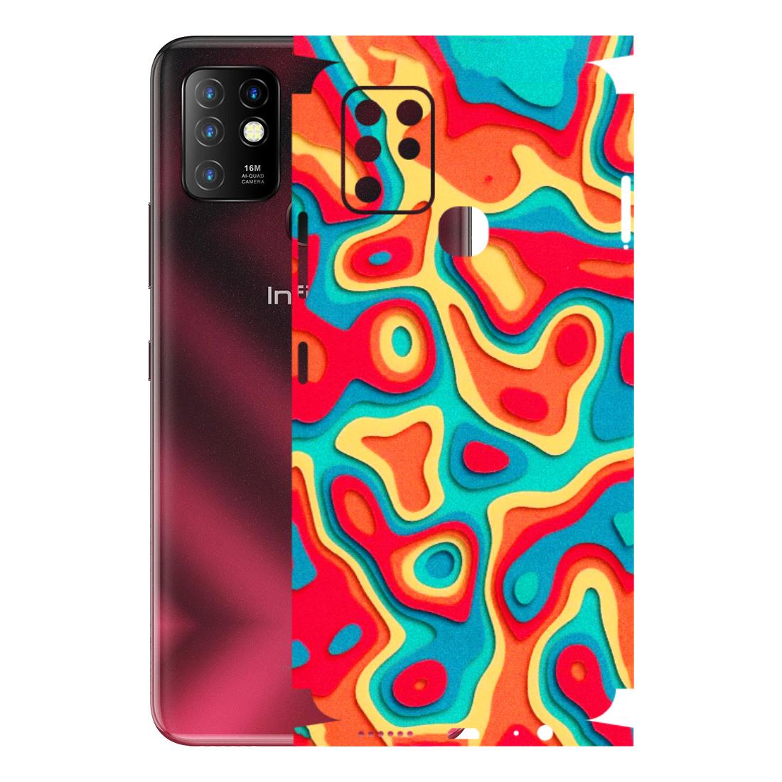 INFINIX Phone Skins (All Models) - Abstract Swirl - 3D Embossed Finish (L-150) Infinix Hot 10