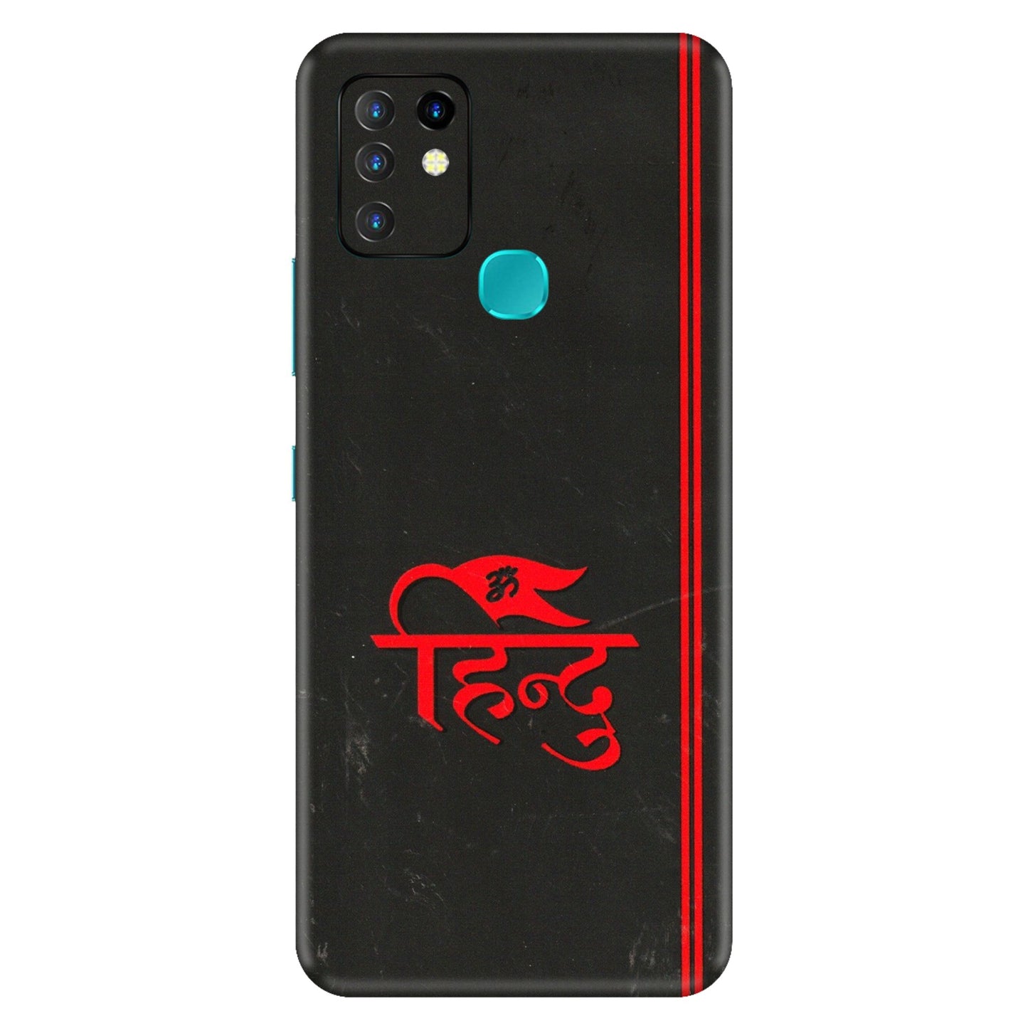 INFINIX Phone Skins (All Models) - Hindu Black - 3D Embossed Finish (L-153) Infinix Hot 10