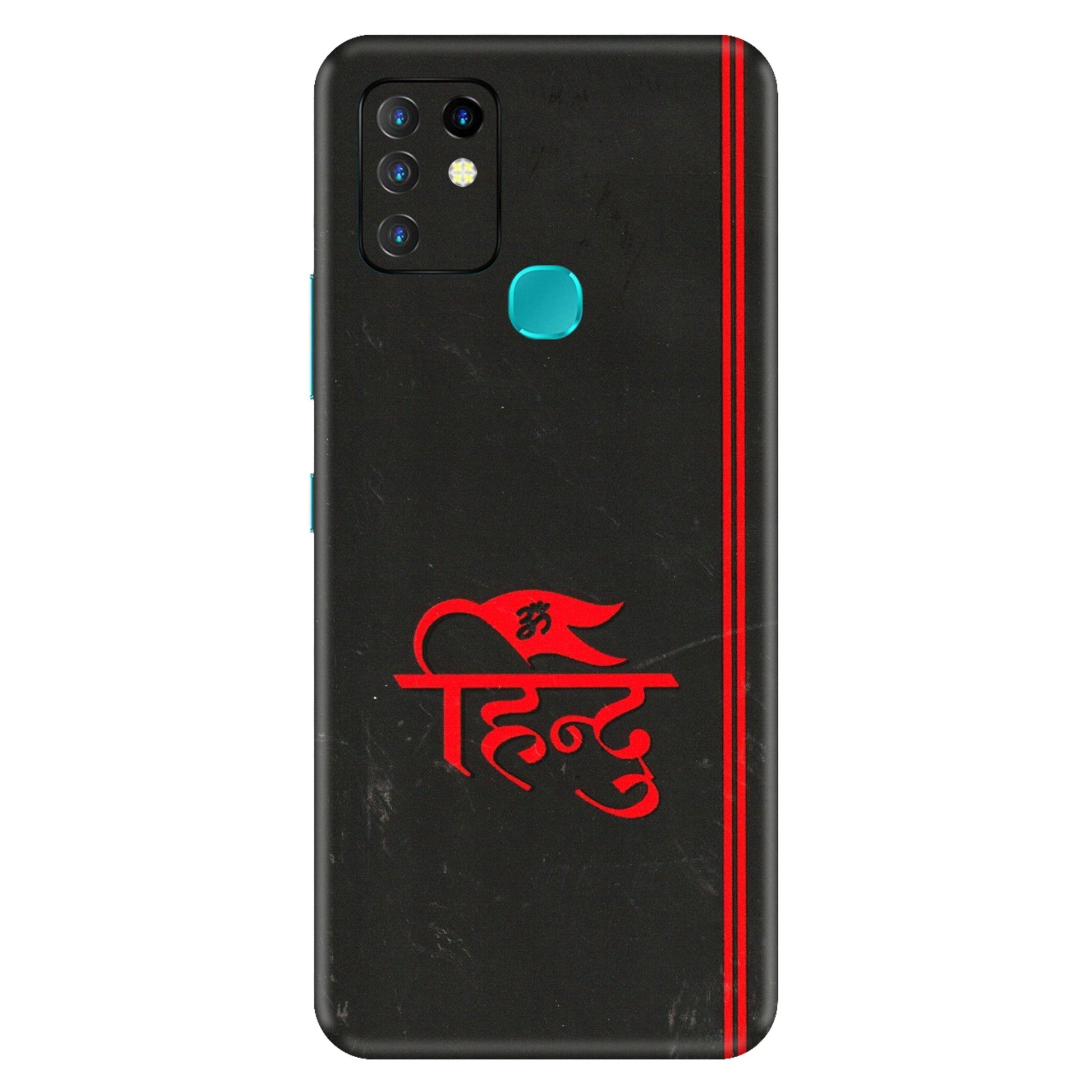 INFINIX Phone Skins (All Models) - Hindu Black - 3D Embossed Finish (L-153) Infinix Hot 10