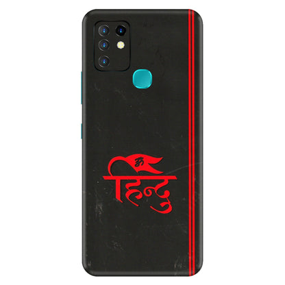 INFINIX Phone Skins (All Models) - Hindu Black - 3D Embossed Finish (L-153) Infinix Hot 10