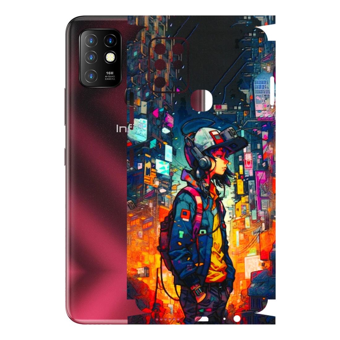 INFINIX Phone Skins (All Models) - Street Anime Guy - 3D Embossed Finish (L-158) Infinix Hot 10