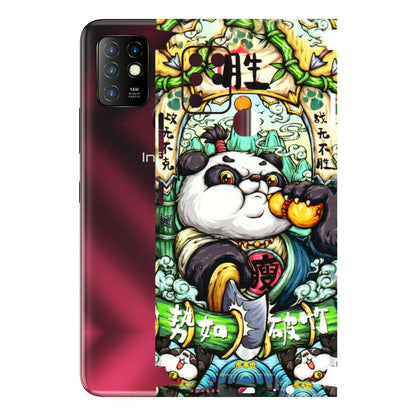 INFINIX Phone Skins (All Models) - Royal Rich Panda - 3D Embossed Finish (L-170) Infinix Hot 10
