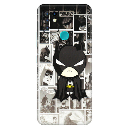 INFINIX Phone Skins (All Models) - Toon Batman - 3D Embossed Finish (L-182) Infinix Hot 10