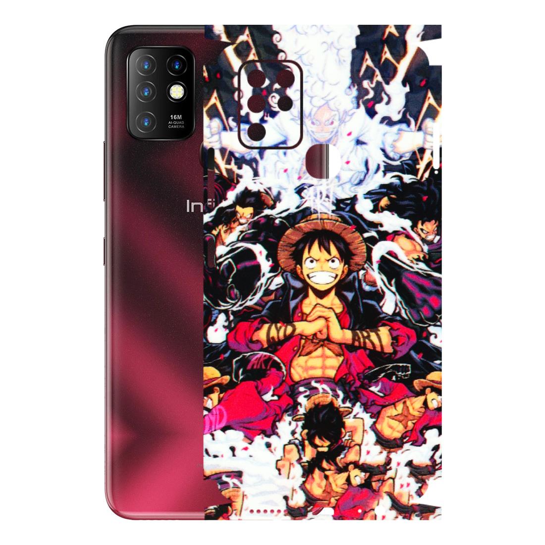 INFINIX Phone Skins (All Models) - Luffy Anime Character - 3D Embossed Finish (L-203) Infinix Hot 10