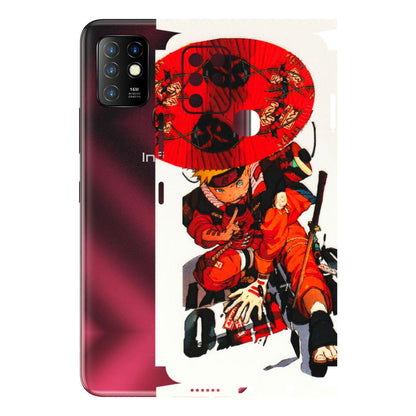 INFINIX Phone Skins (All Models) - Naruto - 3D Embossed Finish (L-208) Infinix Hot 10