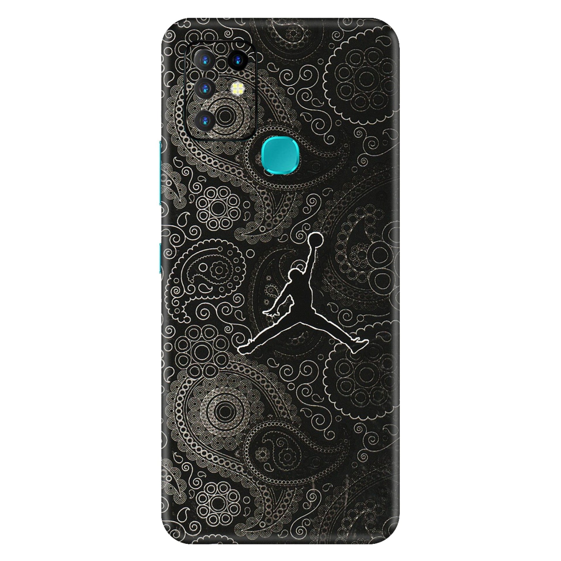 INFINIX Phone Skins (All Models) - Basketball Player Artwork - 3D Embossed Finish (L-215) Infinix Hot 10