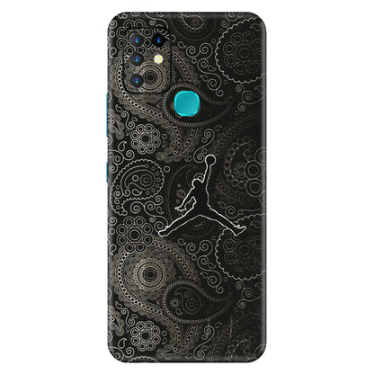 INFINIX Phone Skins (All Models) - Basketball Player Artwork - 3D Embossed Finish (L-215) Infinix Hot 10