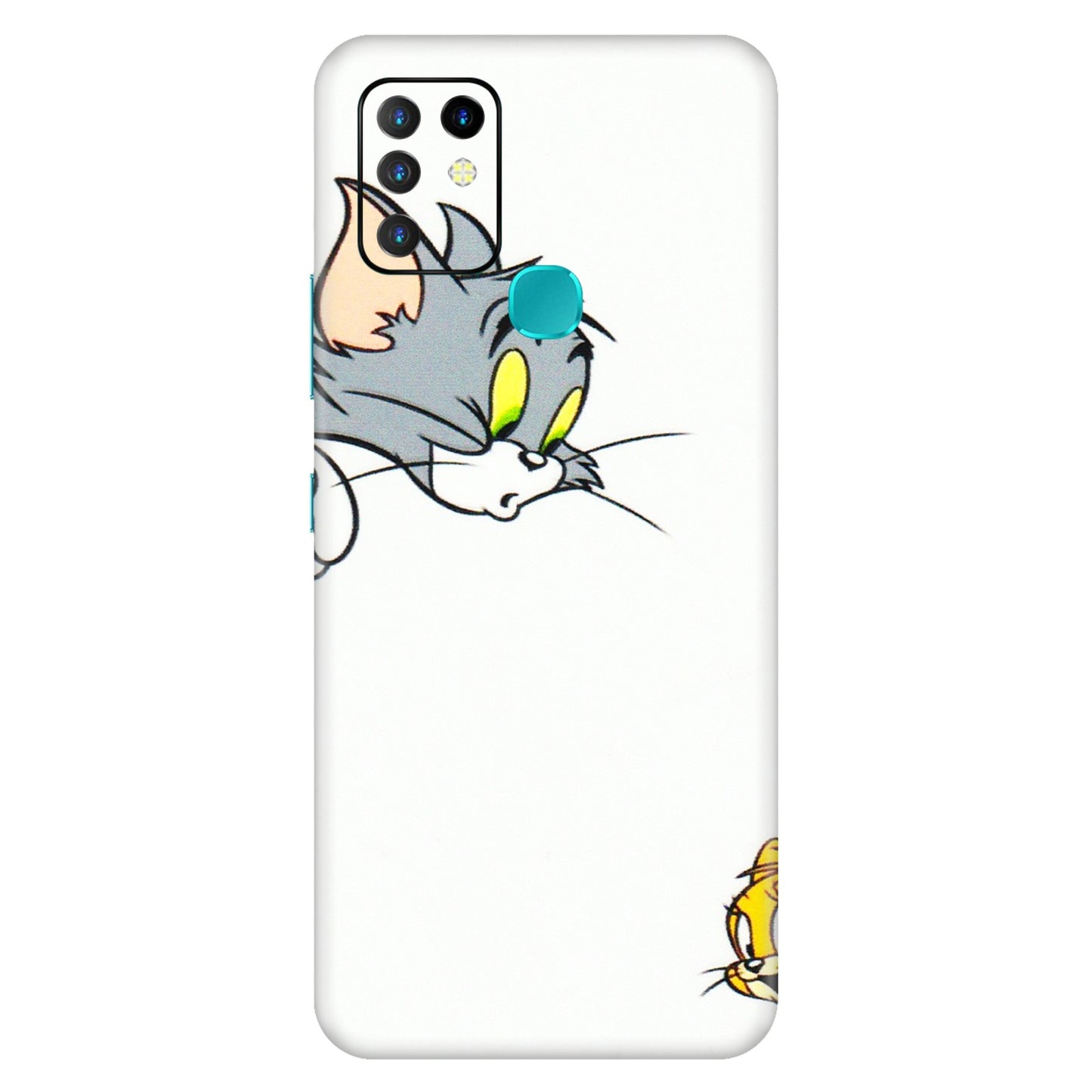 INFINIX Phone Skins (All Models) - Cute Tom And Jerry - 3D Embossed Finish (L-220) Infinix Hot 10