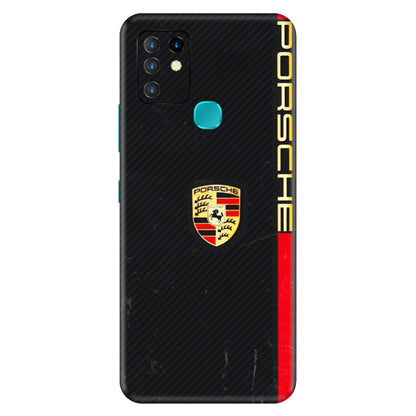 INFINIX Phone Skins (All Models) - Premium Porsche - 3D Embossed Finish (L-225) Infinix Hot 10