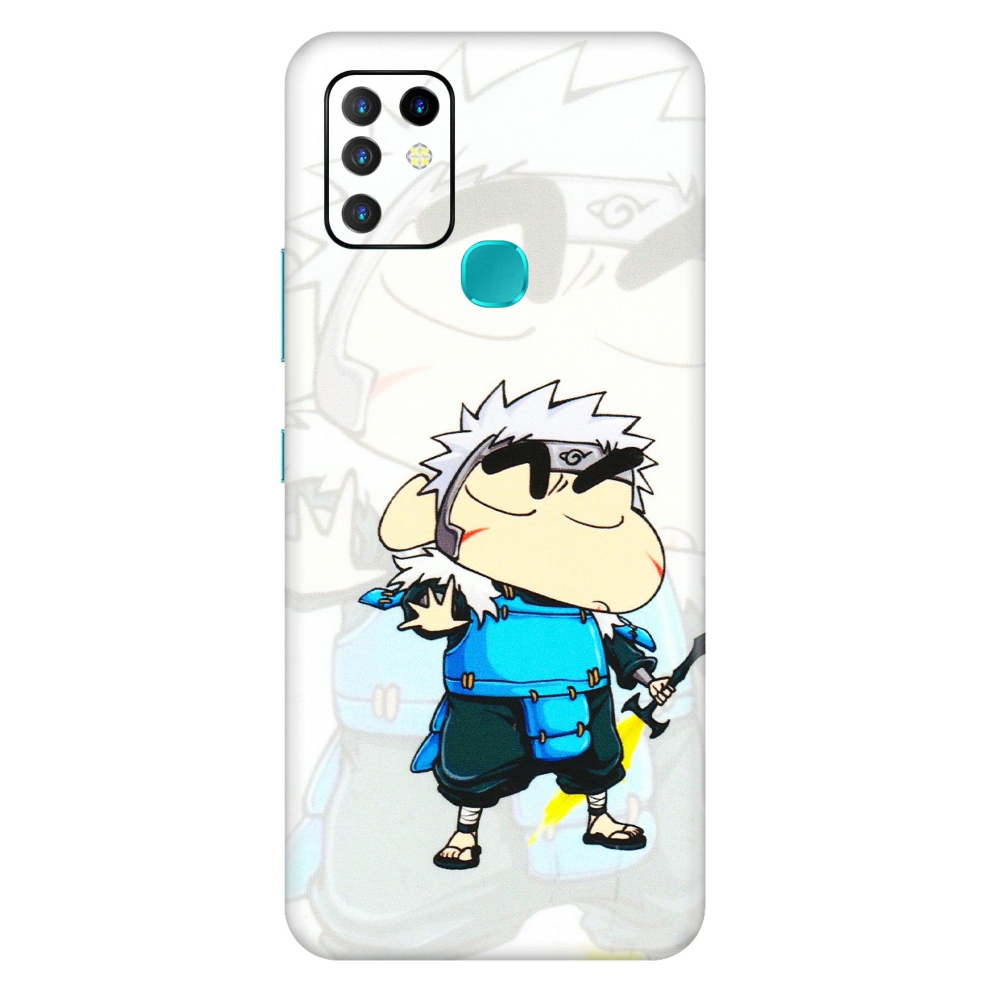 INFINIX Phone Skins (All Models) - Angry Young Shinchan - 3D Embossed Finish (L-226) Infinix Hot 10