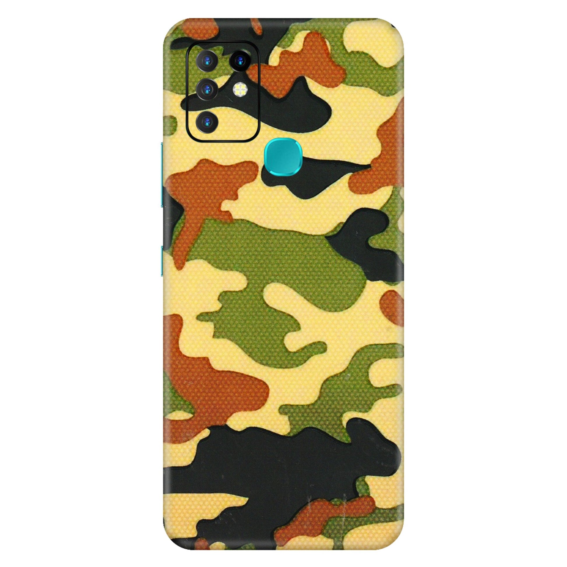 INFINIX Phone Skins (All Models) - Indian Military - 3D Embossed Finish (L-234) Infinix Hot 10